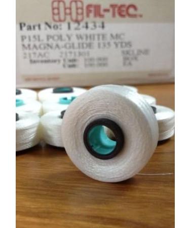 Magna Glide White Bobbins - Fil-Tec L Style | High-Quality Thread for Smooth Sewing - Buy Online on GoSupps.com