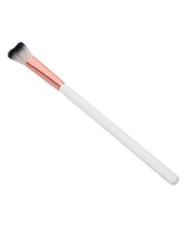 HONMEET Fish Tail Brush Blush Brush Nose Shadow Brush Women Makeup Brush Powder Makeup Brush Foundation Brush Brushes for Nose Makeup Brush for Nose Contour Cosmetic White Highlight Miss 18.50X1.00X1.00CM White