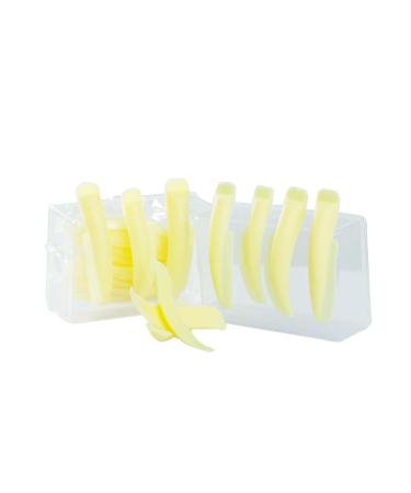 Silicone Curler Pad Set - 10Pcs/5 Sizes for Lash Perm Kit | Reusable Lower Lash Isolation Pads for Tint & Perm Eyelashes (Yellow) - International Shipping - Buy Online on GoSupps.com