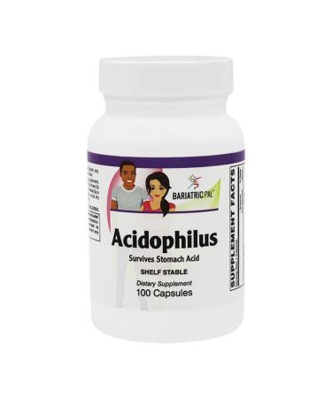 BariatricPal Probiotic Acidophilus - 500 Million CFU (100 Capsules)