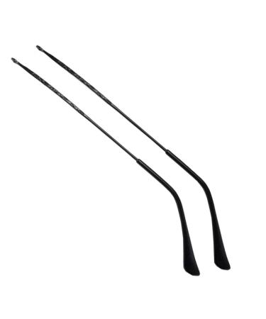 Munani glasses arm leg glasses substitute arm of glasses glasses spectacle replacement accessories 1 pair of black vintage metal glass replacement brackets glasses frame brackets