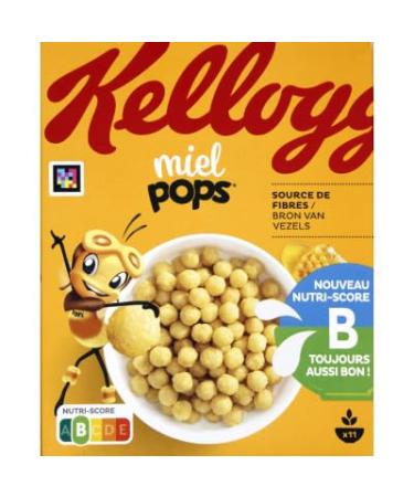 Kellogg's cereal honey pops 330g