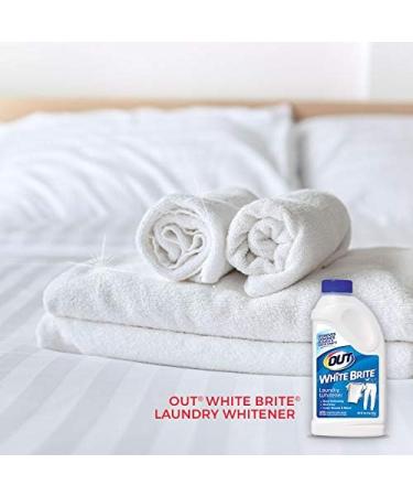 OUT White Brite Laundry Whitener & Multipurpose Rust Stain Remover | Powerful Powder & Spray Gel for Bright Stain-Free Clothes - International Shipping Available - Buy Online on GoSupps.com