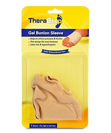 Silipos TheraStep 7013 Gel Bunion Sleeve 1 Sleeve - Latex Free Hypoallergenic Foot Sleeve. Foot Care Products
