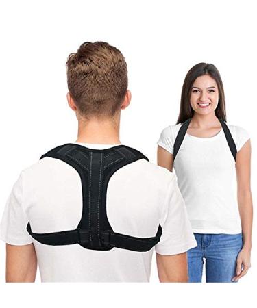 Posture Corrector Posture Corrector Back Brace Adjustable Posture Brace for Upper Back Shoulder Pain Relief Posture (Black S) Better life Black M - Buy Online on GoSupps.com