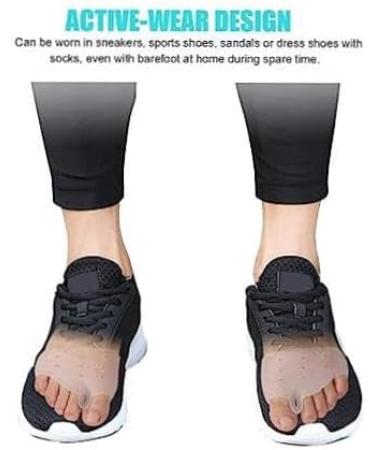 Bunion Corrector Sleeve with Forefoot Cushion Pad for Hallux Valgus Relief - Toe Alignment Foot Sleeves for Men & Women - Buy Online on GoSupps.com