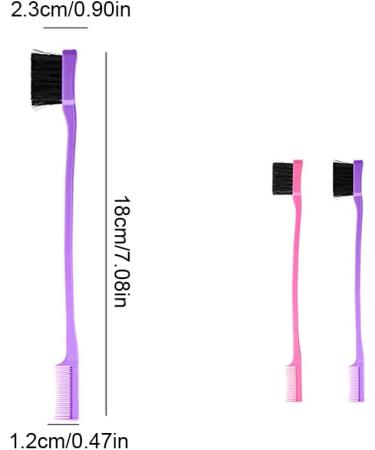 Dajidafu Eyebrow Brush Eyelash Tools Professional Foundation Face Shaping Eyeliner ABS Faces Powder Eyeshadow Makeup Tool Pink - Buy Online on GoSupps.com