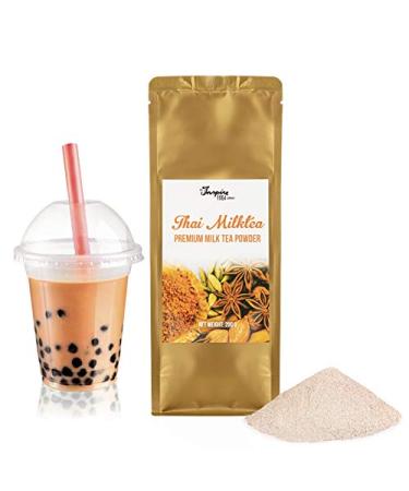 Inspire Food Bubble Tea Thai Milk Tea Powder - 200 G Authentic Thai Tea Mixing Powder for Boba Tea |High quality ingredients without artificial dyes Thai milk tea powder 200 g (1 Pack)