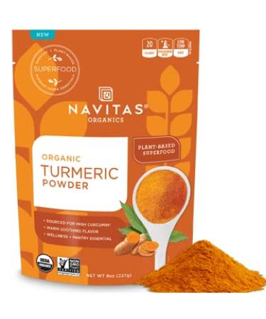 Navitas Organics Turmeric Powder, 8 Ounce - Buy Online on GoSupps.com