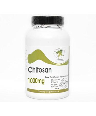 Chitosan 1000mg 180 Capsules - No Additives Naturetition Supplements