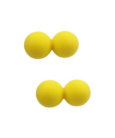2 pieces Massage towels yoga towel Extra yoga mats peanut massage high-density anti-crack yoga mat massage peanut balls peanut ball massage ball massage ball mediumx2pcs yellowx2st