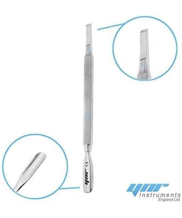 Cuticle Pusher Trimmer Cutter Remover Pedicure Manicure Nail Art Tool Dual Sided (Cuticle Pusher & Straight Knife Scraper) - Buy Online on GoSupps.com