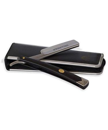 TITAN Access Dellinger 7/8" razor & black plastic handle & carbon steel (non-stainless) blade