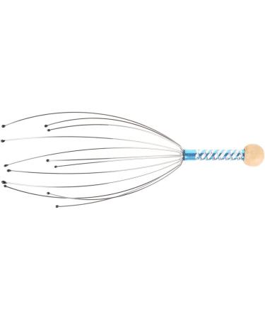 Buy Relaxing Head Neck & Scalp Massager - Stress Relief & Hair Growth with Wooden Handle - Buy Online on GoSupps.com