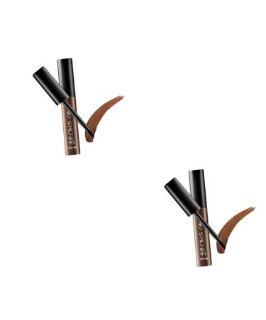 Ipetboom 2pcs Brow Pencil Pen Eye Brow Gel Eyebrows Cream Water Proof