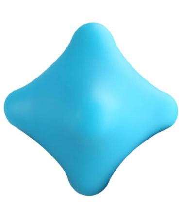 Fomiyes massage ball rear rolling balls Neck massage ball made of silicone myofascial release ball muscle node massage gauge hand massage ball fitness six-socket ball A hand pebble gel