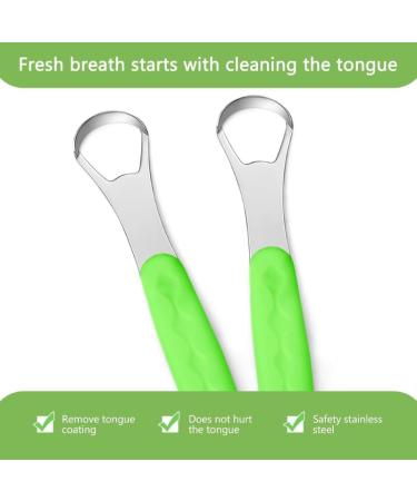 Shop Generic 2 Piece Non-Slip Metal Tongue Scraper | Effective Oral Hygiene Tool - International Shipping Available - Buy Online on GoSupps.com