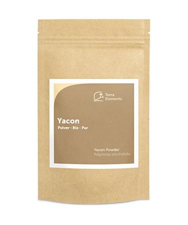 Terra Elements Organic Yacon Powder 200 g I Yacon root from Peru I With fructooligosaccharides (FOS) I 100% pure I Vegan I Raw food