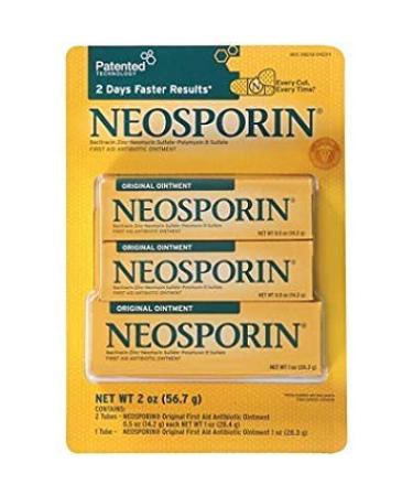 Neosporin Original First Aid Antibiotic Ointment (0.5 oz 2 ct. + 1.0 oz 1 ct.)