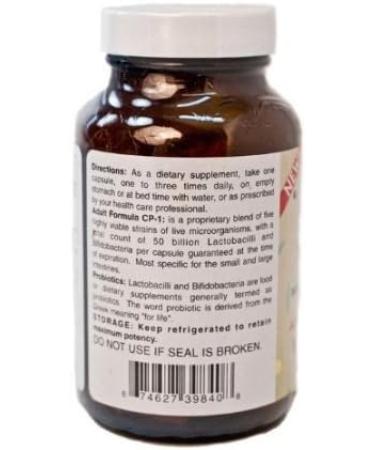 Custom Probiotics Adult Formula CP-1-90 Caps - Digestive Support | 90 Capsules - Buy Online on GoSupps.com