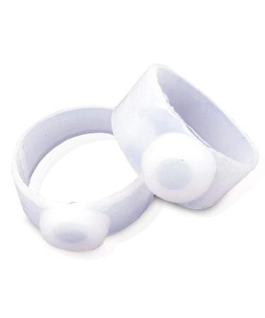 1 Pair / 2 Pieces Slimming Silicone Foot Massage Magnetic Toe Ring Fat Weight Loss Health