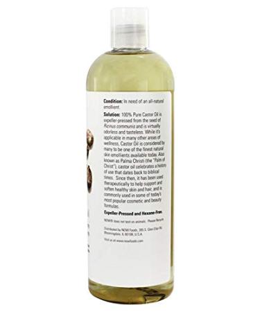 NOW Foods Almond & Castor Oil Combo Pack - 16 oz Each - Buy Online on GoSupps.com