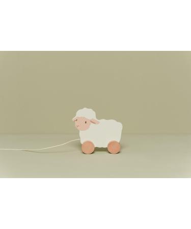 Shop Little Dutch 7161 FSC Wooden Pull-Along Animal Sheep | Eco-Friendly Little Farm Toy for Kids - International Shipping - Buy Online on GoSupps.com