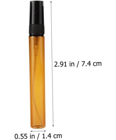 FRCOLOR Perfume 40 Pieces Empty Perfume Bottle Spray Bottle Perfume Atomiser Mini Terrarium Brown Perfume Bottle Perfumer Bottle Atomiser Mini Bottle Empty Bottle Glass Vial Glass Container - Buy Online on GoSupps.com