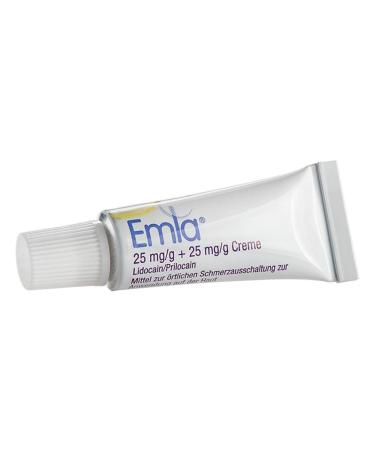 EMLA 25 mg/g + 25 mg/g cream + 2 Tegaderm patches 5 g