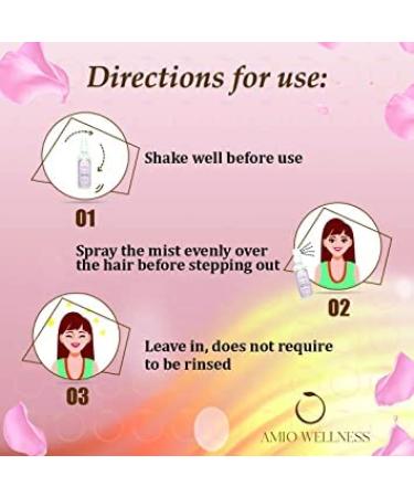 MIYUU Hair Mist Spray for Men and Women | Dry and Frizzy Hair Glossy & Fragrant Hair | Hair Nourishing Spray | 100 Ml - Buy Online on GoSupps.com