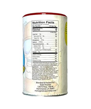 StaleKracker Cajun Two Step Original Seasoning 8oz - Authentic Cajun Flavor - Buy Online on GoSupps.com
