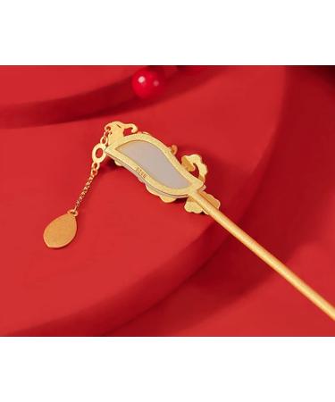 HangErFeng Silver Hairpin Hanfu Accessories Auspicious Cloud Hairstick 609 - Buy Online on GoSupps.com