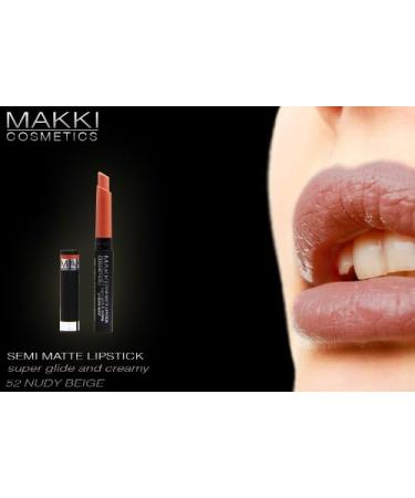  Makki Super shiny semi-matte lipstick and high coverage cream water resistant and long lasting - Buy Online on GoSupps.com