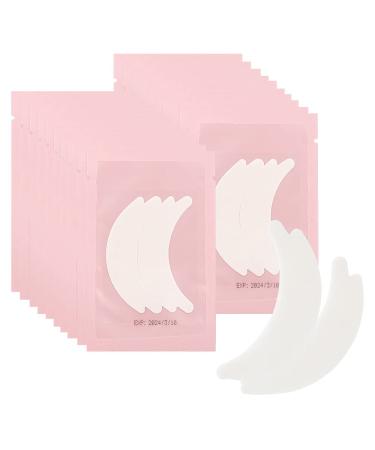 Mekupeu 50 Pair Butterfly PE Foam Under Eye Gel Pads Hydrogel Eye Patches For Eyelash Extension  Lint Free Under Hydrogel Eye Mask Pads Lash Extension Supplies(Pink