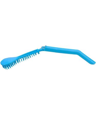 Ergonomic Blue Back Scratcher & Body Massage Device - Curved Handle for Itching Relief | International Shipping - Buy Online on GoSupps.com