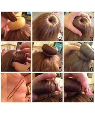 Buy Bun Cushion Set - 3 Sizes for Perfect Chignons | DIY Styling Accessories for Girls & Women - Buy Online on GoSupps.com