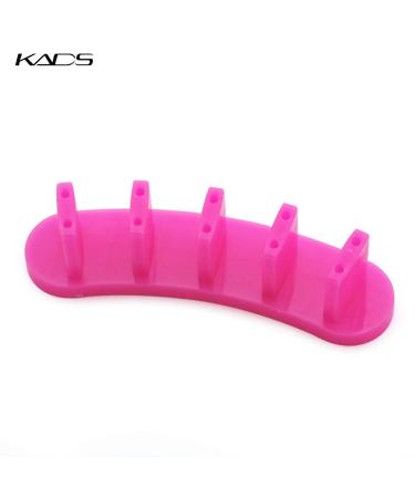 KADS 3pcs High Quality Plastic Tip Stand for Nail Art Practice - Rose Red - Buy Online on GoSupps.com