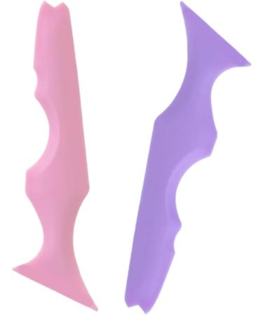 FRCOLOR 8 Pcs Silicone Beauty Ruler Purple Eyeliner Mold Facial Tools Mascara Applicator Multifunction Seal - Buy Online on GoSupps.com