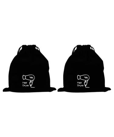 Healeved 2pcs Hair Dryer Bag Hair Dryer Travel Bag Drawstring Bag Hair Tool Travel Bag For Hair Styling Tool