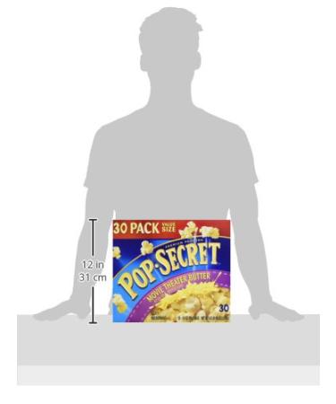 Pop Secret Movie Theater Butter Popcorn, 3 oz Microwave Bags - 30 Count - Buy Online on GoSupps.com