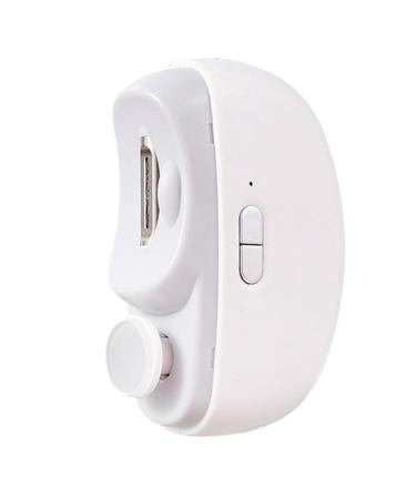 Wyerewel Electric Nail Clipper Grinding and Polishing Multifunctional Portable Automatic Nail Grinder Electric Manicure Tool Easy Install C White