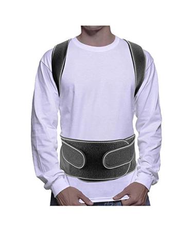 Back Posture Corrector Protection Back Shoulder Strap Humpback Back Pain Relief Brace Adjustable Adult Corset Body Health Care (Color : Grau Size : XX-Large) vision Grey XX-Large - Buy Online on GoSupps.com