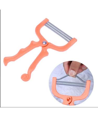 Facial Hair Epilator - Pain-free Hair Removal for Eyebrows and Upper Lip - Handheld and Portable - Coral Pink - Buy Online on GoSupps.com