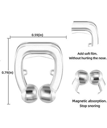 4-Pack Snore Stopper Silicone Nose Clip - Anti Snoring Solution for Men and Women - Buy Online on GoSupps.com