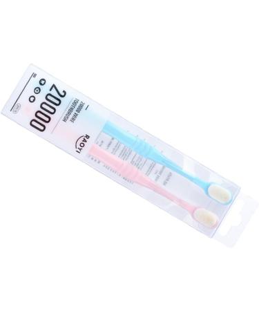 Goohochy Portable Toothbrush - Extra Soft Nylon Toothbrush for Oral Hygiene | Anti-Slip Design Ideal for Women & Travel - Buy Online on GoSupps.com