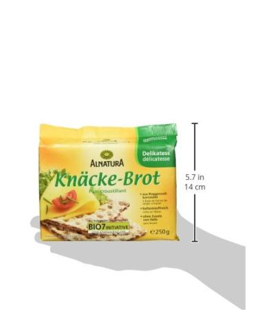 Alnatura Organic Delicatessen Crispbread - 250g | Buy Vegan & Gluten-Free Snack Online - Buy Online on GoSupps.com
