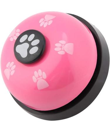 Durable Pink Pet Training Bells - Cute Cartoon Dog & Cat Door Bell for Easy Training - Buy Online on GoSupps.com