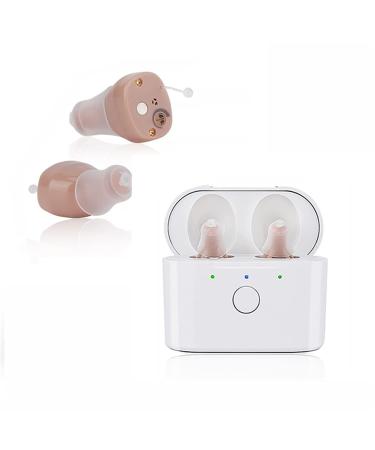 ZHANGMIN Personal Digital Sound Amplifier Voice Amplifier Device With Charging Box Elderly Hearing Aid Device 1 Pair