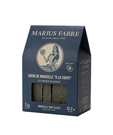 Marius Fabre Olive Soap Marseille Soap in Slices - 1 kg in Retro Box Unscented