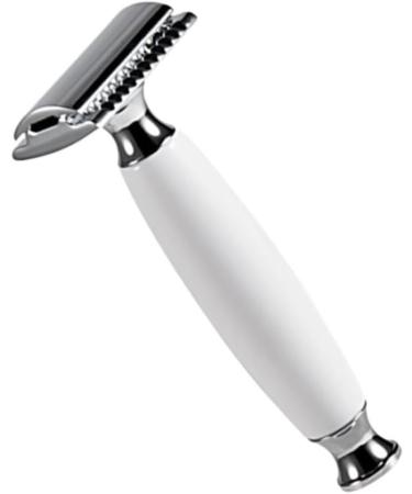 Frcolor Double Safety Razor for Men - Long Handle Manual Shaver with Double-Edged Blades | Ideal for Electricians & Smooth Shaving - Buy Online on GoSupps.com